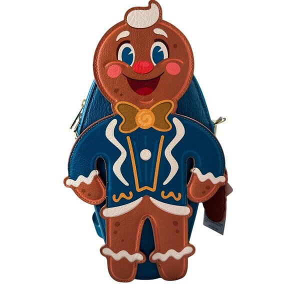 Loungefly Ollie Disney Jollywood Nights Gingerbread Man Backpack 2025 Purse main image 7